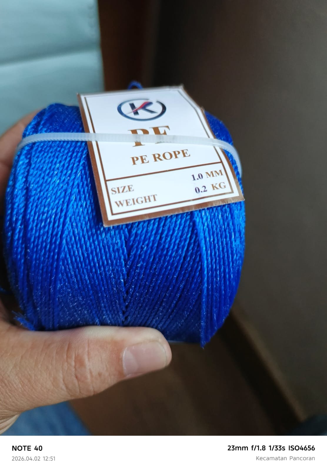 Tali PE Rope kemasan